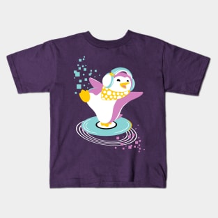 DJ Penguin Kids T-Shirt